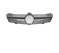 Calandre Avant pour CLS W219 CLS350 CLS500 pour GTR Style 2005-2008 Calandre Course Avant Noire Brillante Style Diamants Grilles Pare-Chocs Calandres Avant Radiateur(A -Chrome Black)