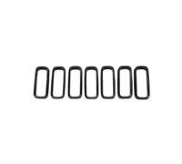 Calandre Avant Pour Jeep Pour Renegade 2016 2017 2018 Accessoires Extérieurs Décoration Autocollants Calandres De Course(Black)