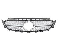 Calandre Avant Pour Mercedes Pour Benz Classe E Sport W213 S213 2017-2020 Calandre Milieu Filet Grilles Assemblage Cadre Pièces Couverture(Silver A)