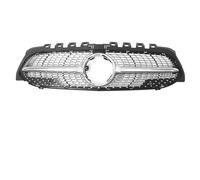Calandre Avant Pour Mercedes Pour Benz Pour W177 A180 A200 A220 A250 A35 Pour AMG 2019-2022 Calandre Noir Pare-chocs Avant Course Grille De Radiateur(Diamond-Silver)