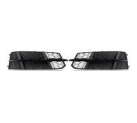 Calandre Avant Pour S6 Pour A6 2016 2017 2018 Grilles Pare-chocs Inférieures Avant Noires Couverture Phare Antibrouillard Calandre Nid D'abeille Grille De Calandre