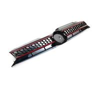 Calandre Avant Pour VW Pour Golf 6 MK6 2009 - 2013 Calandre Pare-choc Avant Maille Nid D'abeille Pour GTI Pour Style Center Course Calandres avants et radiateur auto(Front Grille Black)