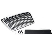 Calandre avant Sport noire avec support de plaque d'immatriculation adaptable sur Audi A4 B7