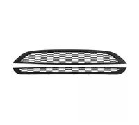 Calandre Avant Voiture 2 Pièces pour Mini pour Cooper R50 R52 R53 2001-2006 51137026202 Calandre Avant Supérieure Et Inférieure Nid d'abeille Noir Brillant Grilles Calandre Avant