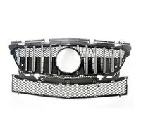 Calandre Avant Voiture Calandre De Pare-chocs Avant De Course Supérieure Pour Mercedes Pour Benz Classe SLK R172 2011 2012 2013 2014 2015 GTR Noir Argent QAQMHVCVB(Argent)