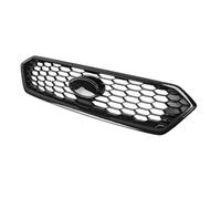 Calandre Avant Voiture Calandre Supérieure En Nid D'abeille Noir Brillant Pour Subaru WRX STI 2018-2021 QAQMHVCVB(Style D)