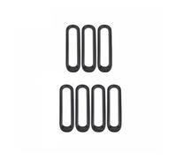 Calandre Avant Voiture Calandres Course Voiture Couverture Décoration Extérieure Pour Jeep Pour Wrangler JK 2007-2010 2011 2012 2013 2014 2015 2016 2017 Avant Grille(Noir mat)