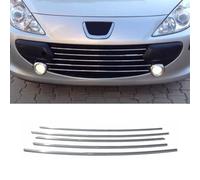 calandre blenden Chromé 5 Barres en acier inoxydable pour Peugeot 307 à partir de 2005