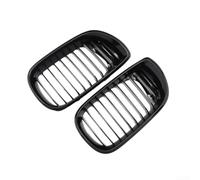 Calandre de calandre noire brillante en ABS pour BMW Série 3 E46 Berline Touring pour Facelift 2001-2006, grille avant double barre avant gauche pour droite, remplacement direct, 1 paire pour kit 4