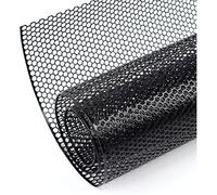 Calandre de course noire 100×33 cm, perforation nid d'abeille 6×1 mm, grille de radiateur universelle pour automobile