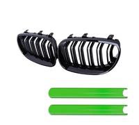 Calandre De Pare-choc Avant De Voiture Bandes De Garniture De Calandre De Course De Rein Pour BMW Pour E60 E61 Série 5 2003 - 2009 Grille de Devant(VERT)