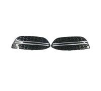 Calandre De Pare-choc Avant Voiture Couvercle De Phare Antibrouillard Garnitures Chromées Pour Benz Pour Classe C W205 2014-2020 2058851623 Calandre Avant Voiture(Chrome black)