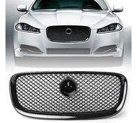 Calandre de pare-chocs avant de voiture,Calandre Avant pour Jaguar XF XFR 2012 2013 2014 2015,A-Black