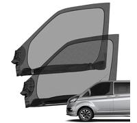 Calandre de Protection Insectes Remplacement pour Ford Transit Custom 2012-2025, Moustiquaires Magnétique Nets Respirants pour Fenêtre Latérale 2 Pièces avec Chiffon confidentialité