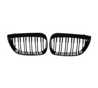 calandre de voiture Compatible Avec Pour Série 1 E81 E87 120d 120i 130i Pre-facelift 2004 2005 2006 2007 Calandre À Double Lattes Noir Brillant Grille De Rein Avant De Voiture