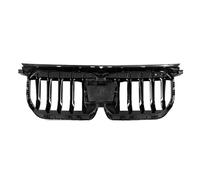 calandre de voiture Pare-chocs Avant Noir Brillant En Véritable Fibre De Carbone Sèche Calandre De Capot Calandre En Fibre De Carbone Véritable. grille exposition