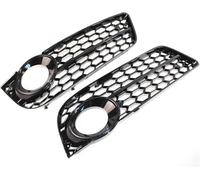 calandre du boîtier du phare antibrouillard de voi Grille de protection pour phare antibrouillard pour avant de voiture, pour A5 Coupé 2008-2011(Bright Black)