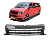 Compatible Avec VW T5 GP Facelift 2009-2015 Calandre Avant Noir Brillant (Clean)