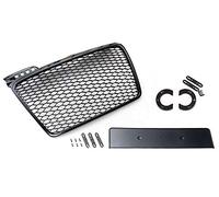 Calandre Grille Nid Abeilles Noir Brillant Compatible Avec A4 B7 2004-2009