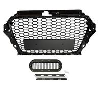 Calandre Grille Nid D'abeille Noir Brillant Compatible Avec A3 S3 8V 12-16