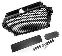 Calandre Grille Nid D'abeille Noir Brillant Sans Sigle Compatible Avec A3 S3 8V 12-16