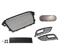 Calandre Grille Nid D'abeille Sans Sigle + Grille Prise D'air compatible avec A4 B8
