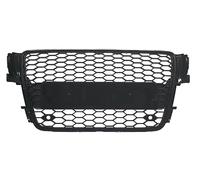 Calandre Grille Noir Brillant Nid Abeille Sans Sigle Compatible Avec A5 8T B8 07-11