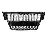 Calandre Grille Noir Brillant Nid D'abeille Compatible Avec A4 B8 2007-2012