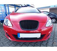 Calandre Grille Noir Nid D'abeille Sans Sigle compatible avec Seat Leon 2 1P 2009-2012