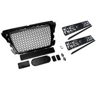 Calandre Grille Noir Nid D'abeilles Support De Plaque compatible avec A3 8P 8PA 08-13