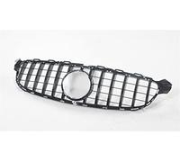 Calandre Grilles avant Grille Course Calandre Avant Pour Mercedes Pour Benz W205 C63 C63S 2015-2018 Sans Trou Caméra Grille Maille Capot Pare-chocs Supérieur Voiture