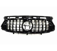 Calandre Grilles avant Pour Mercedes Pour Benz GLA Classe GLA250 2020-2021 Calandre Avant Noir GT Lifting Kit Carrosserie Pare-chocs Supérieur Capot Maille Grille