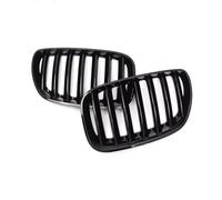 Calandre Grilles Compatible Avec BMW Pour X5 E53 2004 2005 2006 Radiateur Avant Simple Ligne Grille D'admission D'air De Capot Noire 51137113733(Style C)