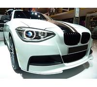 Calandre Haricot Grille Avant Noir Mat compatible avec BMW Série 1 F20 F21 2011-2014