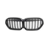Calandre Haricot Grille Pour BMW Pour X1 F48 LCI 2020-2022 Calandres Course Avant À Double Barrettes Grille Calandre Avant(Double-Matte Black)