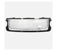 Calandre Haricot Grille Pour Land Pour Rover Pour Range Pour Rover Pour Vogue L322 (2010-2012) Grille Pare-chocs Avant Grille Calandre Avant(5.0 Silver Silver)