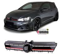 CALANDRE LOOK PACK SPORT AVEC BANDE ROUGE VOLKSWAGEN GOLF VII VW GOLF 7 (05157)