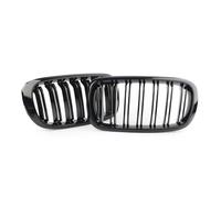 Calandre Lot 2 Calandres Pare-choc Avant Voiture, Accessoire Décoration Extérieure, Compatible Avec Pour F15/F16 X5 X6 2014-2017 Front Grille(A)
