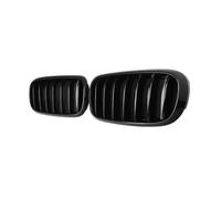 Calandre Lot 2 Calandres Pare-choc Avant Voiture, Accessoire Décoration Extérieure, Compatible Avec Pour F15/F16 X5 X6 2014-2017 Front Grille(B)