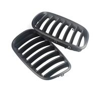 Calandre Pare chocs Avant Calandre À Lamelles Simples Pour BMW Pour X5 Pour E70 Pour X6 Pour E71 2007 2008 2009 2010 2011 2012 2013(Matte Black)