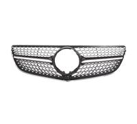 Calandre pare-chocs avant Compatible Avec Benz Pour Classe E Pour W207 2014 2015 2016 Grille D'admission D'air Supérieure Du Pare-chocs Avant Style Diamants Noirs Chromés(Style B)
