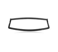 Calandre Pare chocs Avant Garniture Calandre Cadre Avant Couvercle Recouvrement Pare-chocs Supérieur Lunette Maille Capot Pour Infiniti Pour Q50 2014 2015 2016 2017(Glossy Black)