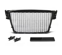 Calandre pour Audi A4 B8 de 2008 a 2011 noir brillant look Sport-27318030