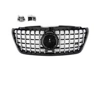 Calandre Pour Benz Pour Sprinter 2018 + W907 Pour GTR Pour Style Panamericana W907 Calandre ACC Modèle Électrique Gril Pare-chocs Avant Grille Capot Calandre Avant(Normal Silver)