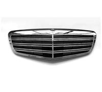 Calandre Radiateur Calandre Avant Voiture 2009-2013 Pour Benz Pour Classe S W221 S350 S400 S450 S500 S550 S600 S65 Pour AMG Pare-chocs Avant Gril Capot Radiateur Accessoire(Argent)