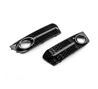 Calandre Radiateur Calandre Avant Voiture LH + RH Chrome Miel Peigne Antibrouillard Couverture Grilles Pour A4 B8 2009 2010 2011 2012 Pièces De Voiture(Left and Right)