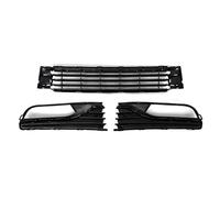 Calandre Radiateur Grilles Grille Centrale Inférieure Avant Avec Grille Antibrouillard Et Couvercle Grille D'aération Antibrouillard Pour VW Pour Polo 2014-2017