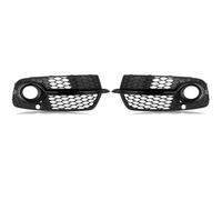 Calandre Radiateur Grilles Grille Protection Antibrouillard Pour Pare-chocs Avant Avec Garniture Noire Pour SQ5 Pour Q5 Pour S-Line 2013 2014 2015 2016 2017