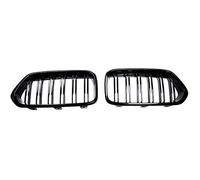 Calandre sport double barre pour BMW X2 F39 17-23 Noir brillant