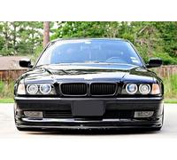 Calandre Sport Haricot Grille Noir Mat compatible avec BMW Série 7 E38 Berline 1994-2001